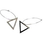 Silenti Jewelry Сребърни обеци "Триъгълник