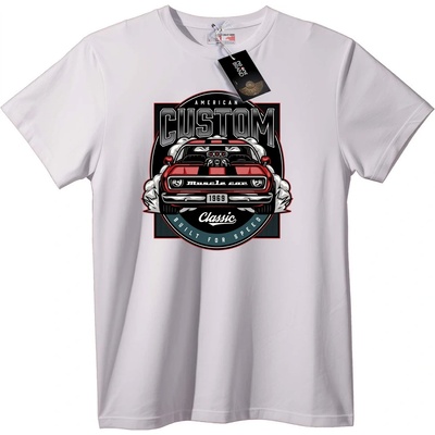 NOONEBRAND Тениска Класически мускулен автомобил 1969 - 2XL, White