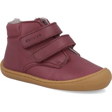 Develab Barefoot dětské zimní boty Baby Sft Shoe Burgundy vínové