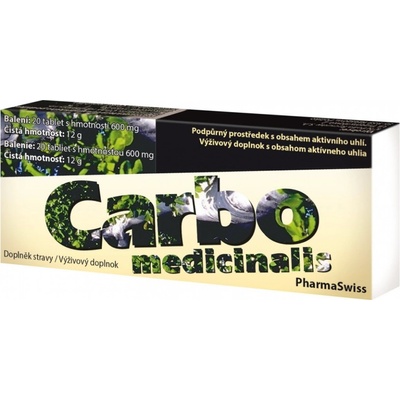 Carbo Medicinalis por.tablet nob. 20 x 300 mg – Zboží Dáma Carbo Medicinalis por.tablet nob. 20 x 300 mg – Zboží Dáma