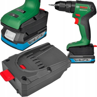 ADAPTÉR PREVODNÍK Z NÁRADIA BOSCH PBA 18V NA BATÉRIE DEDRA 18V +SAS