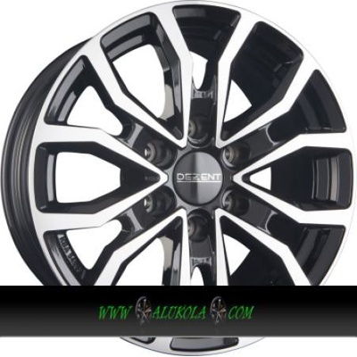 Dezent KC 7,5x17 6x139,7 ET25 black polished