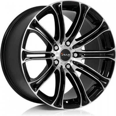 Avus Racing AC-MB1 8x17 5x120 ET15 black polished