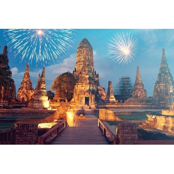 DIMEX ART s. r. o Флизелинов фототапет екзотична нова година 375 x 250 см