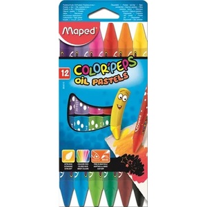 Maped Маслени пастели, MAPED "ColorPeps", 12 различни цвята 864010 (864010)