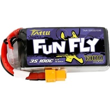 TATTU FunFly LiPo Series 3S 3S1P 100C XT60 Plug 11,1V 1300 mAh