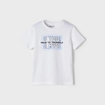 Image 1 of MAYORAL Basic тениска с къс ръкав за момче в бяло Майорал