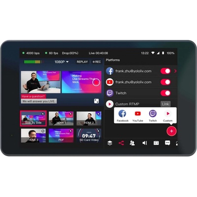 YoloLiv YoloBox Pro Portable Multicam Live Streaming Studio