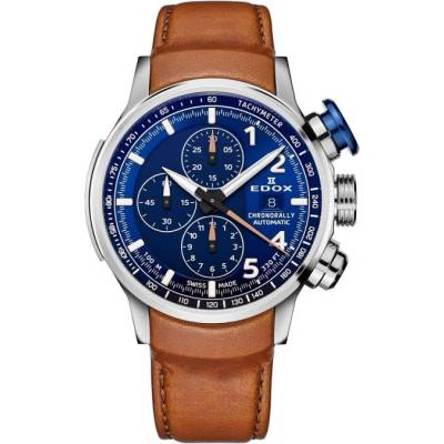 Edox Мъжки часовник EDOX Chronorally Automatic 01129-TBUCBR-BUBR (01129-TBUCBR-BUBR)