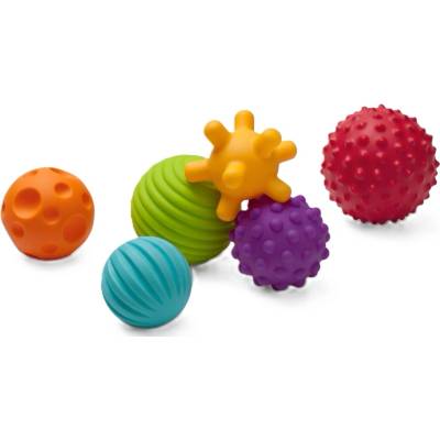 Infantino Бебешки сензорни топки Infantino - 6 броя, различни размери (IN005209)