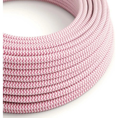 Crative Cables RZ08 fuchsiovo 2x0,75mm² bílý 1 m