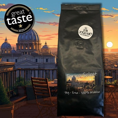 Kafista Torino Select káva 100% Arabica Espresso Káva Pražená v Itálii 1 kg