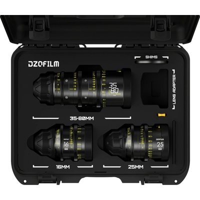 DZO Optics DZOFILM Vzdělávací propagační sada Y24 (Catta Ace 35-80 + Vespid 16, 25)