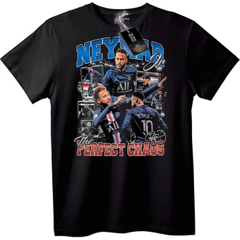 NOONEBRAND Тениска Neymar Съвършеният Хаос - S, Black