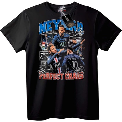 NOONEBRAND Тениска Neymar Съвършеният Хаос - S, Black