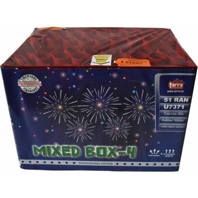 Ohňostroj Baterie výmetnic MIXED BOX 4 51 ran 2 1 TARRA U7371