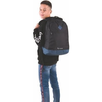 Pulse batoh s držiakom na notebook Bicolor čierno-modrá