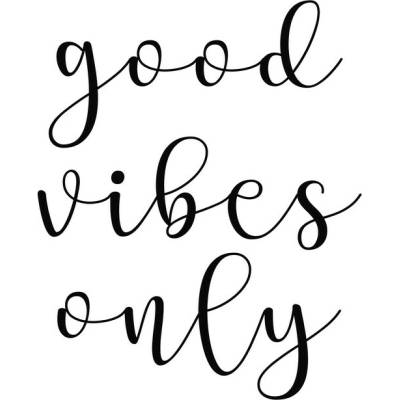 Plagát, Obraz - good vibes only, Finlay & Noa, 30 × 40 cm