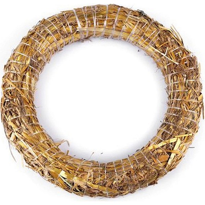 Slaměný věnec Ø25 cm Varianta: přírodní, Balení: 1 ks