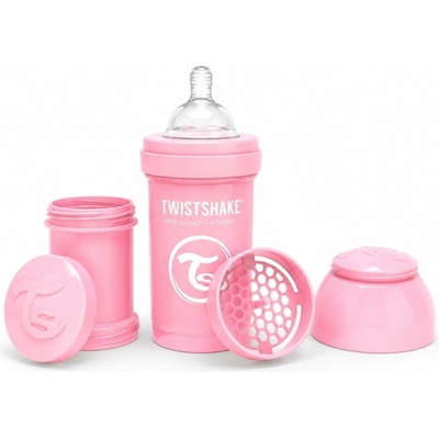 Twistshake antikoliková láhev broskvová 180ml