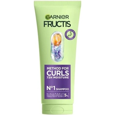 Garnier Fructis Method For Curls Shampoo 200 ml хидратиращ шампоан за суха вълнообразна и къдрава коса унисекс
