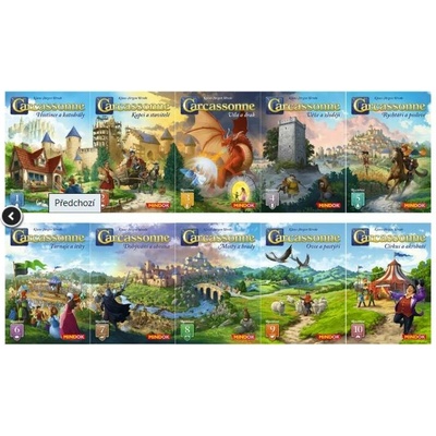 Mindok Komplet Carcassonne rozšíření (2025)