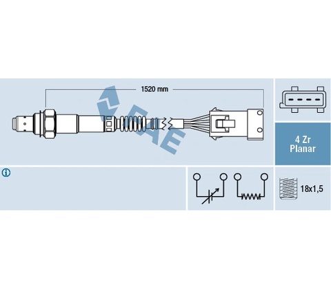 Lambda sonda FAE 77242
