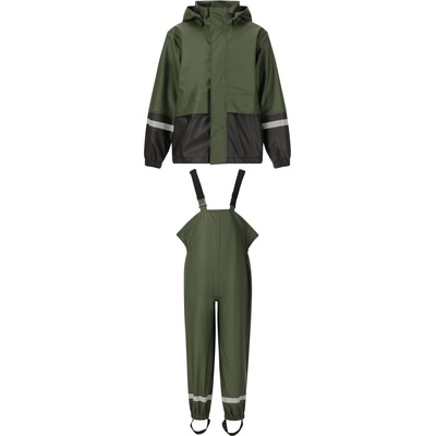 ZIG ZAG Детска грейка ZIG ZAG Kid's Simba PU Set Rain set - Kombu Green - размер 128 (EU) (702-5277-0416)
