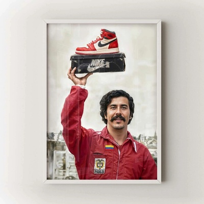 Pablo Sneakerhead Velikost: 50x70 cm, Rám: Bílý