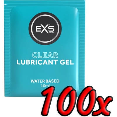 EXS Condoms Clear Lube Sachets 10ml 100 pack