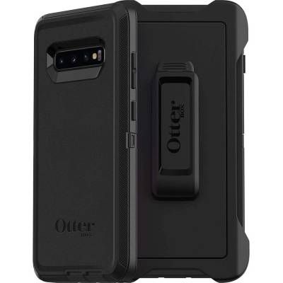 OtterBox Defender Case - изключителна защита за Samsung Galaxy S10 Plus (черен)