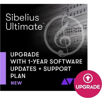AVID Sibelius Ultimate 1-Year Software Updates+Support (Digitální produkt) – Zboží Živě