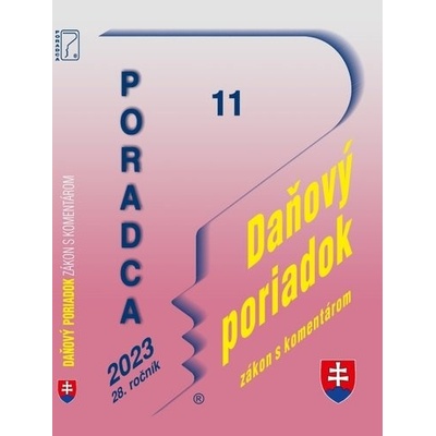 Poradca č. 11 / 2023 - Daňový poriadok s komentárom - Poradca s.r.o.