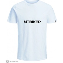 Mtbiker Logo 3 tričko bílá