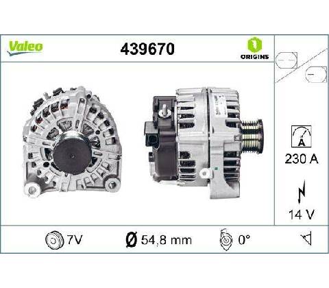 Generátor VALEO 439670