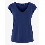 Pieces Тениска Pieces Women's Regular Fit Knitted T-Shirt - Bellwether Blue