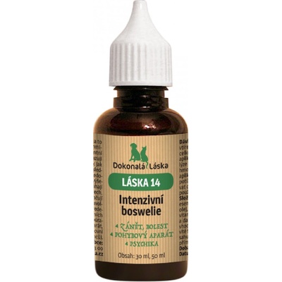 Dokonalá Láska Intenzívna boswelia Pri zápaloch a bolestiach kĺbov 30 ml