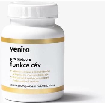 Venira pre podporu funkcie ciev 60 kapsúl