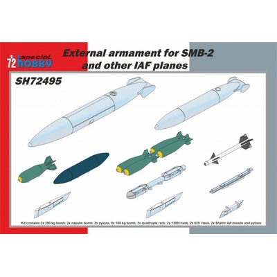 Special Hobby External Armament for SMB-2 and other IAF Planes 1:72