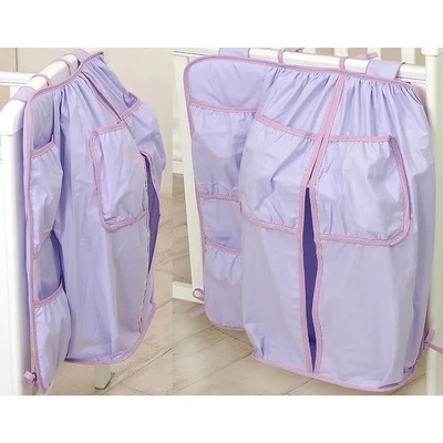 Джобове за детско легло с контейнер за пелени 60 x 70 см 64226-violett