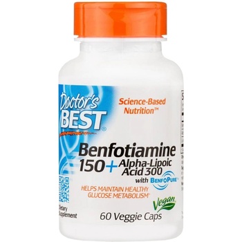 Doctor's Best BEST Benfotiamine 150 mg + Alpha Lipoic Acid 300 mg [60 капсули]