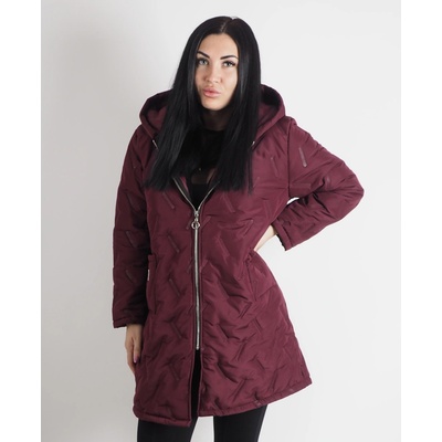 Bunda Lite Oversize bordeaux