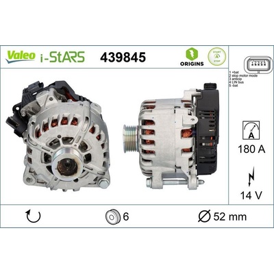 VALEO 439845 Generátor startéru (439845)
