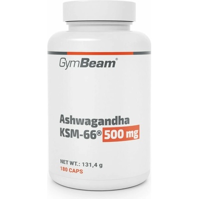 GymBeam Ashwagandha KSM-66 500mg 180 kapsúl