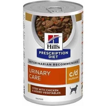 Hill's Hills Prescription Diet Urinary Care C/D Stew - за разтваряне струвитни уролити и профилактика на оксалатни уролити 354gr