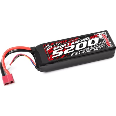 Team corally Батерия 2 клетки Team Corally Power Racing 60C 5200MAH 2S 7, 4V T-Plug Semi-Soft Case C-49230-D (C-49230-D)