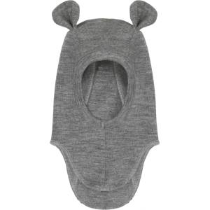 Huttelihut Детска зимна шапка (beanie) Huttelihut Kid's Balaclava Ears Wool Fleece Balaclava - Medium Grey Melange - размер 50 cm (904-6674-0112)