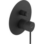 SAPHO Ultramix - Скрит смесител, за 2 уреда, с корпус, матово черно UT042B (UT042B)