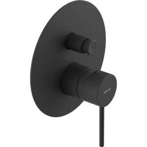 SAPHO Ultramix - Скрит смесител, за 2 уреда, с корпус, матово черно UT042B (UT042B)