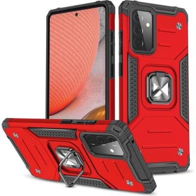 Wozinsky Калъф за телефон Wozinsky Ring Armor Kickstand Tough Rugged за Samsung Galaxy A72 4G, червен